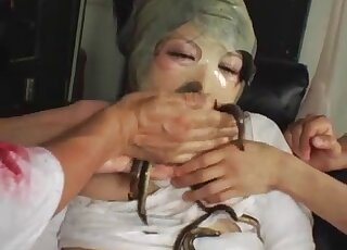 Tentacle domination for a perverse Japanese gal